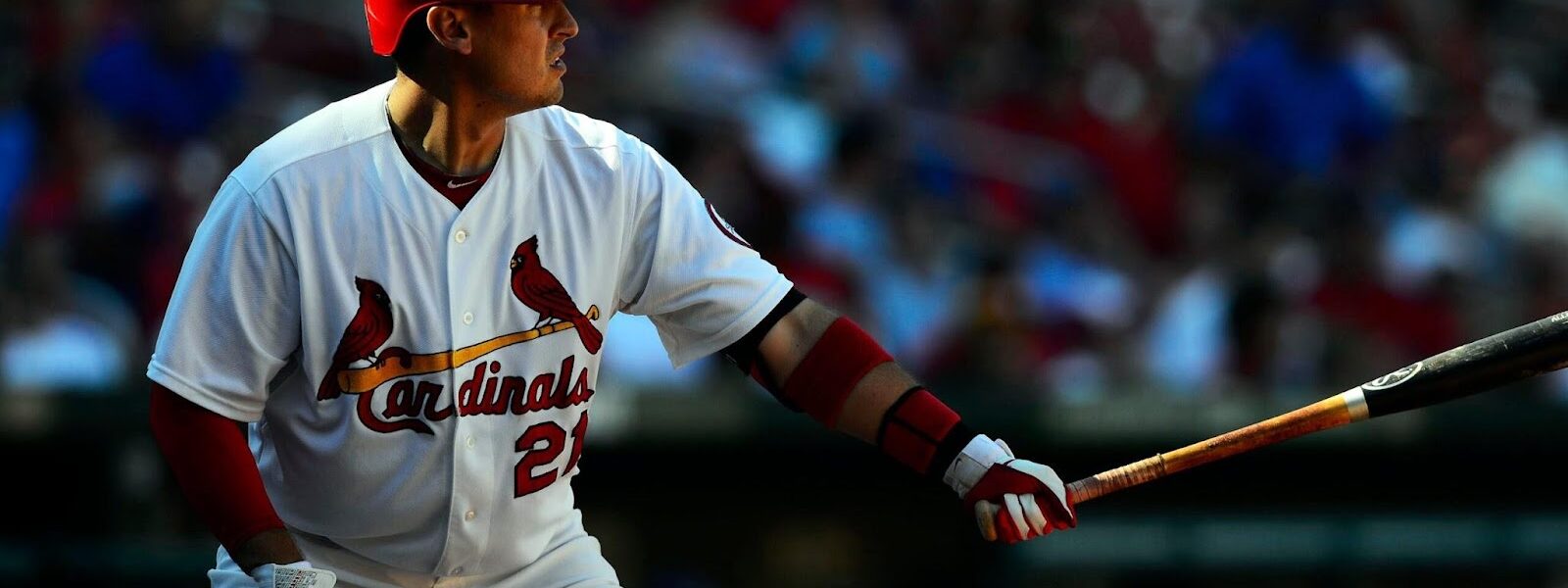 Baseball player with a bat