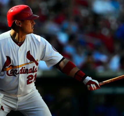 Baseball player with a bat