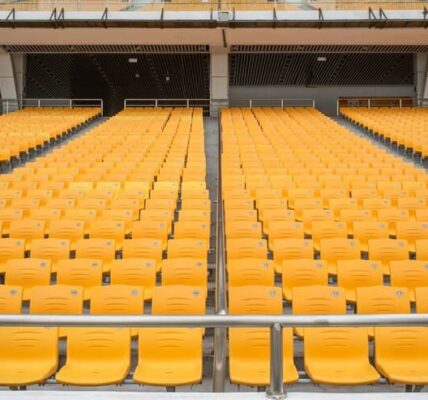 Yellow Seats on the Stadium